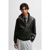 Guess Üst Üste Logolu Suni Deri Ceket M5YL10WHEH0 - XL - Siyah
