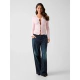 Guess Uzun Kollu Bisiklet Yaka Stella Hırka Triko Kadın Pembe Triko W6rr35z0132-A627