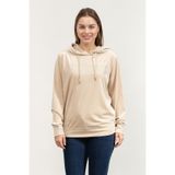 GUESS V4Rq25K0232 Couture Hoodıe Kadın Sweatshirt,Bej 2Xs