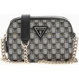 Guess Vikky Large Logolu Çapraz Askılı Çanta - Siyah