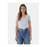 Guess W2YI45J1314 G7S1 Streç Pamuklu Slim Fit V Yaka Logolu Bayan T-shirt