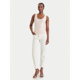 Guess W6GP10K2932 Sl 4g Allover Kadın Atlet - Krem