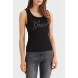 Guess W6gp22 kadın tişörtü, Siyah, XS