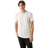 Guess Waffle Erkek Slim Fit T-Shirt M6RI19KD202, Krem, S