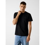 Guess Waffle Erkek Slim Fit T-Shirt M6RI19KD202, Siyah, L