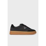 Guess Wiman Logolu Hakiki Deri ve Süet Detaylı Sneaker Ayakkabı FMTWIMLEA12 Erkek Ayakkabı Fmtwım LEA12 Black - Siyah