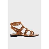 Guess Yazza Deri Aksesuar Detaylı Sandalet FLJY2ZSUE03 Bayan Sandalet FLJY2Z SUE03 Brown - Kahve
