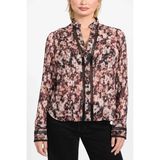 Guess Yeni Josette Uzun Kollu Kadın Kırmızı Gömlek W5RH16WDW82-PM6M - 2XS
