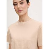 Guess Yuvarlak Yaka Baskılı T-Shirt, S, 5003340665, Kahve, Kadın