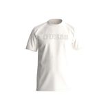 Guess Z2YI11J1314SCFY-SS ALPHY Krem Erkek Bisiklet Yaka T-Shirt