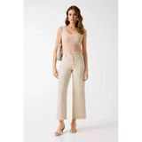 Guess Zoya Palazzo Fit Krem Pantolon W6gb15w1886-A115