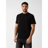 Guessarm Erkek Modal Karışımlı Regular Fit T-Shirt M6RI62JR06K - Siyah