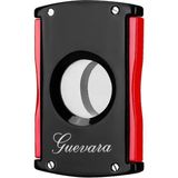 Guevara Kırmızı-Siyah Metal Puro Makası Kesici - TR7754