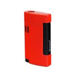 Guevara Tek Torch Pürmüz Kırmızı-Siyah Metal Puro Çakmağı - TR7176