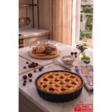 Gugga Circle - 2'li Tart Kek Kalıbı Kek Fanusu Servis Sunum Seti - 26 x 26 x 6