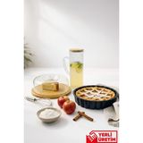 Gugga Circle - 3'lü Tart Kalıbı - Kek Fanusu - Sürahi Servis Sunum Seti - 3 Adet