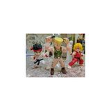 Guile Street Fighter / Renkli Özel 3D Üretim Guile 90 Lar Atari Oyun / Chibi 19-21CM