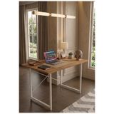 GUİMO 60x90 Çalışma Masası Metal Ayaklı Ders Çalışma Ofis Masası Çam