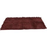 Guiwuu Ekstra Yumuşak ve Emici Mikrofiber Makinede Yıkama Kurutma - Küvet, Duş ve Oda Için Mükemmel Peluş Halı Paspaslar - Bordo (Yurt Dışından) - Brown
