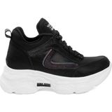 Guja 24K302 Siyah Yüksek Taban Kadın Sneaker Spor Ayakkabı