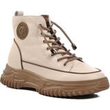 Guja 24K310-13 Kalın Taban Deri Kadın Sneakers Bot - Camel