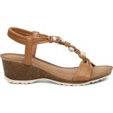 Guja 24Y154-1 Camel Kadın Dolgu Topuk Sandalet