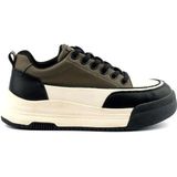 Guja 25K301 Kadın Yüksek Taban Sneaker Spor Ayakkabı - Haki