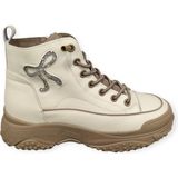 Guja 25K310-3 Fermuarlı Bilek Boy Sneakers Spor Bot - Bej