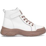Guja 25K310-5 Kadın Hakiki Deri Sneaker Bot Bej