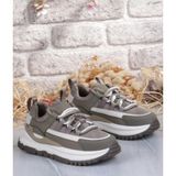 Guja 25K331-2 Kadın Premium Sneaker Spor Ayakkabı - Haki