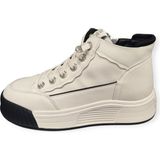 Guja 25K334 Kalın Taban Bilek Boy Kadın Sneakers Bot - Siyah