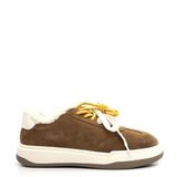 Guja 25K372-2 Kadın Süet Deri Içi Kürklü Sneaker Ayakkabı - Camel