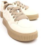 Guja 25K419 Kadın Hakiki Deri Içi Polarli Sneaker Ayakkabı - Bej