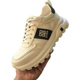 Guja 25K565-1 Erkek 40/44 Hakiki Deri Premium Sneaker Ayakkabı - Bej