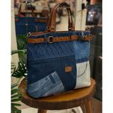 Guja 25YG292 Kadın Denim Çanta - STD - Lacivert
