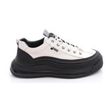 Guja 26K600-1 Erkek Hakiki Deri Sneaker Ayakkabı Beyaz