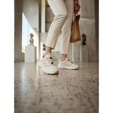 Guja 26Y319-1 Kadın Lastik Bağ Hafif Extra Esnek Hafif Sneaker Ayakkabı - Bej