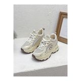 Guja 26y323 Kadın Kalın Taban Simli Sneaker Ayakkabı