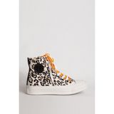 Guja 285/2 Kanvas Kumaş Yüksek Bilek Kadın Sneaker - Turuncu