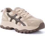 Guja 374 1 26Ka Kadın Sneaker Günlük Ayakkabı Bej