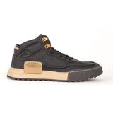 Guja 501 Yüksek Bilek Erkek Sneaker - Siyah