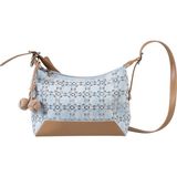 Guja C1065 Kadın Taşlı Denim Omuz Çantası Mavi - std