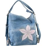 Guja C1085 Kadın Ithal Taşlı Denim Çanta - Standart - Mavi