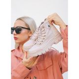 Guja Diess Natural Pamuk Dokulu Ithal Kadın Sneaker Bot G093 - Lila