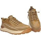 Guja Erkek Lastik Bağcıklı Deri Günlük Sneakers Ayakkabı - Camel