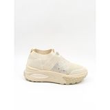 Guja Ithal Triko Sneakers Kadın Spor Ayakkabı GJ305 Bej