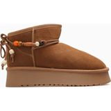 Guja Kadın Dolgu Topuklu Içi Tüylü Bot 26K 26K430-5 - Camel