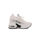 GUJA Kadın Sneaker Dolgu Topuklu Spor Ayakkabı, Beyaz, 37