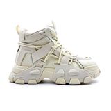 Guja Kalın Tabanlı Bilekli Içi Kürklü Bej Sneaker Ayakkabı G23K343