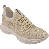 Guja Taşlı Triko Kadın Spor Ayakkabı Sneaker GJ-320 Bej